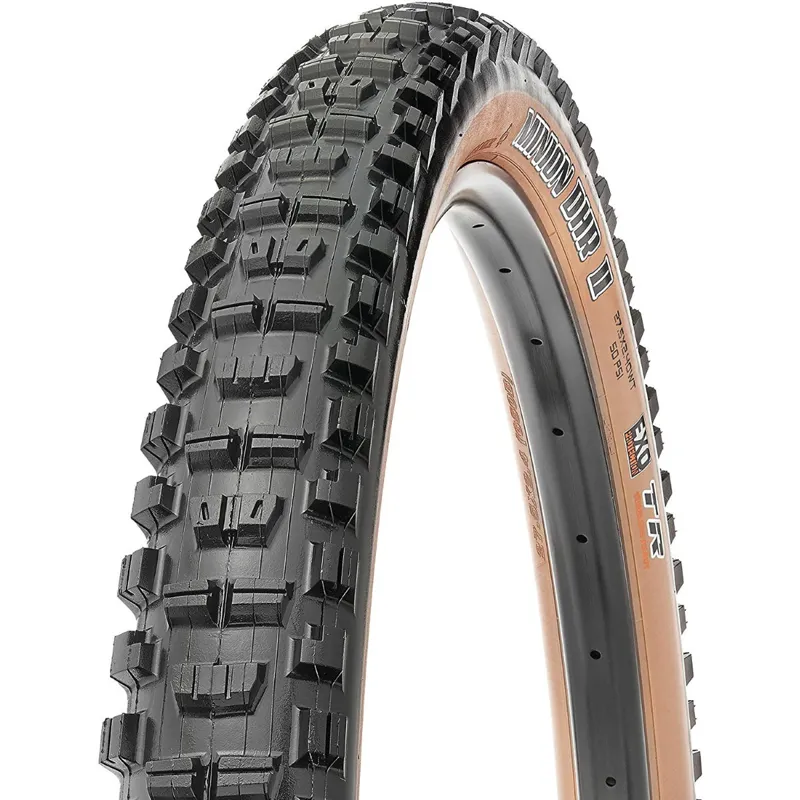 Maxxis Minion DHR II 27.5 x 2.40WT Tanwall Tyre - Brown